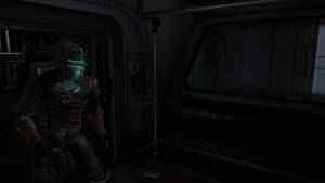 Cool Space Dark Spaceship Wallpaper