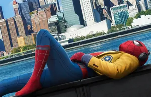 Cool Spider Man Daydreaming Wallpaper