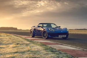 Cool Sports Car Blue Lotus Wallpaper