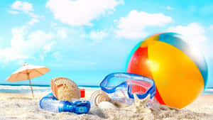 Cool Summer Beach Toys Wallpaper