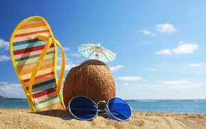 Cool Summer Essentials For Aesthetics Wallpaper
