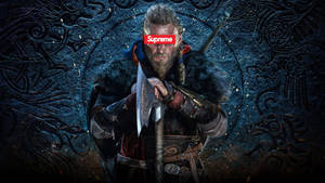 Cool Supreme Vikings Wallpaper