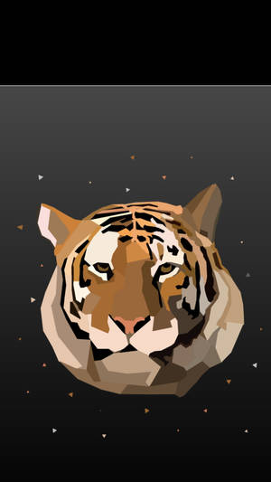 Cool Tiger Vector Art Wallpaper