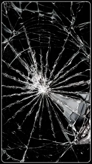 Cool Web-like Broken Screen Hd Wallpaper