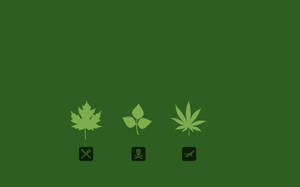 Cool Weed Icons Wallpaper