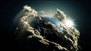 Coolest Fantasy Earth Clouds Wallpaper