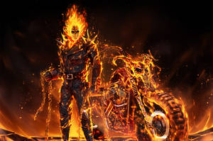 Coolest Ghost Rider Art Wallpaper