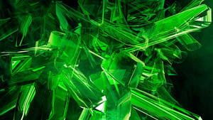 Coolest Green Crystal Wallpaper