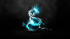 Coolest Neon Dragon Logo Wallpaper