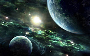Coolest Sci-fi Galaxy Wallpaper