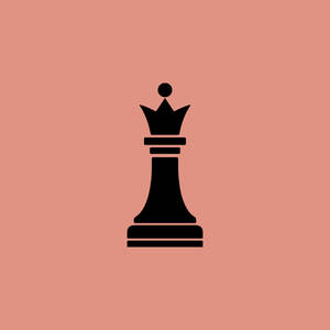 Coral Peach Chess Queen Wallpaper