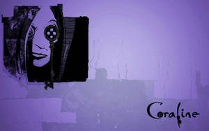 Coraline Beldam Purple Fanart Wallpaper