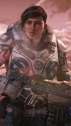 Corporal Diaz Gears 5 Phone Wallpaper