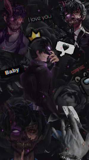 Corpse Husband Black Aesthetic Pictures Wallpaper