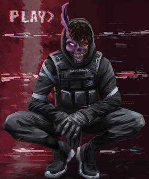 Corpse Husband Black Armor Wallpaper