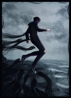 Corpse Husband Dark Art Wallpaper