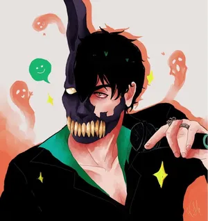 Corpse Husband Digital Painting Wallpaper