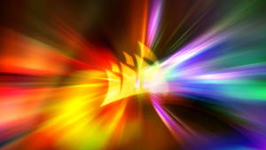 Corsair Flashing Rainbow Light Wallpaper