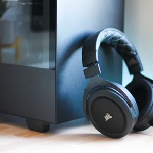 Corsair Headphones On Floor Wallpaper