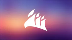 Corsair Logo On Sunset Wallpaper