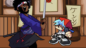 Coryxkenshin With Samurai Sword Wallpaper