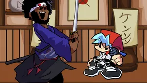 Coryxkenshin With Samurai Sword Wallpaper