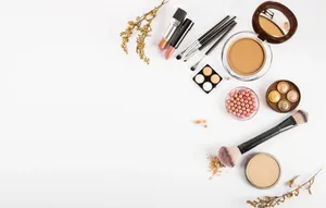 Cosmetic Beauty Products Makeup Kit Wallpaper