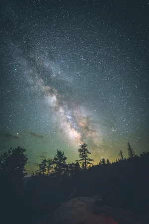 Cosmic Night Sky Photo Wallpaper