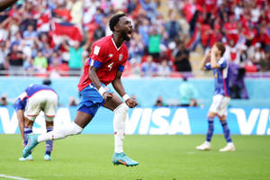 Costa Rica National Football Team First Goal Moment Wallpaper