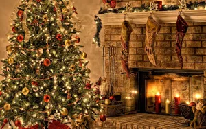 Cosy Up This Christmas With A Festive Aesthetic Laptop Wallpaper