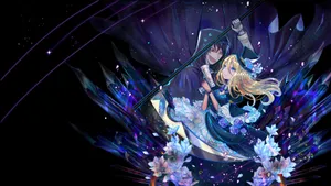 Couple Angels Of Death Art Wallpaper