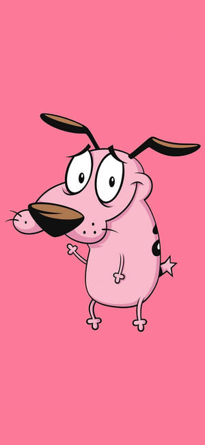 Courage Cowardly Dog Iphone X Cartoon Wallpaper