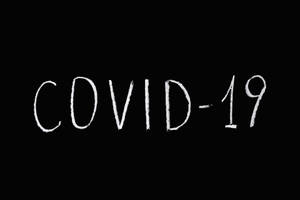 Covid-19 Lettering Black Pc Wallpaper