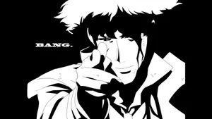 Cowboy Bebop Black And White Wallpaper