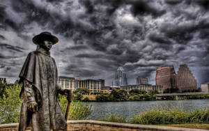 Cowboy James Storm, Monument, River, Building, Hdr Wallpaper