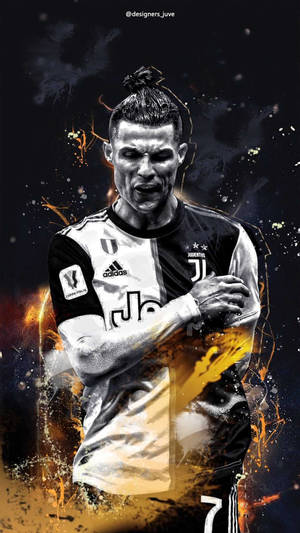 Cr7 Cool Angst Bw Wallpaper