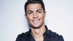 Cr7 Hd Broad Smile Wallpaper