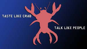 Crab Banner In Purple Wallpaper