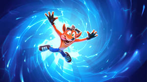 Crash Bandicoot Blue Portal Wallpaper