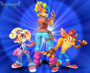 Crash Bandicoot Its About Time Wallpaper