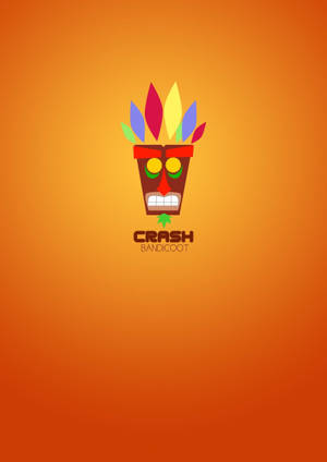 Crash Bandicoot Orange Tiki Wallpaper