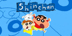 Crayon Shin Chan Cartoon Cover Wallpaper