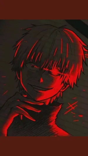 “crazy Anime Boy Exploring The Unknown” Wallpaper