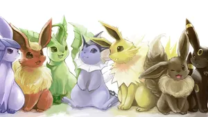 Create Your Own Unique Eevee Evolution With The Power Of Friendship And Evolution Stones! Wallpaper