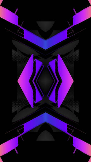 Creative Black And Purple Aesthetic Graphic Wallpaper