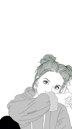 “creative Expression Of The Girl's Imagination” Wallpaper