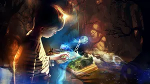Creative Interpretation Book Imaginations Wallpaper