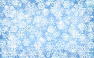 Creative Snowflake Background Wallpaper