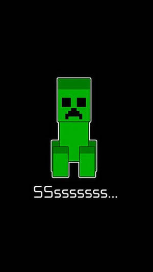 Creeper Character Mob Minecraft Iphone Wallpaper