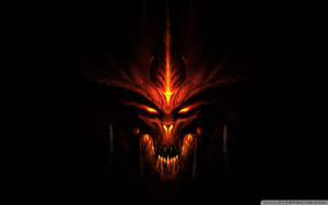 Creepy Red Demon In Diablo Wallpaper